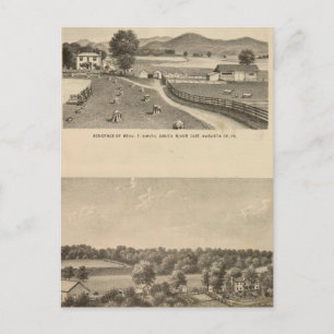 McFarland, Smith residences Briefkaart
