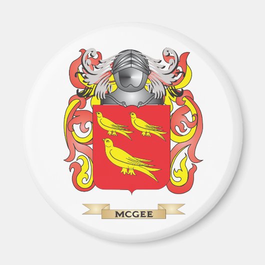 McGee Wapen (Familie Crest) Magneet (Voorkant)