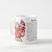 McGhee, l'origine, la signification et la tasse de (Devant gauche)