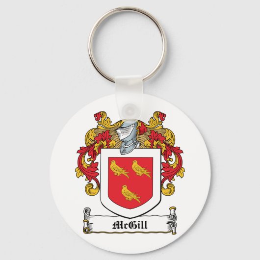 McGill Family Crest Sleutelhanger (Voorkant)