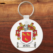 McGill Family Crest Sleutelhanger (Voorkant)
