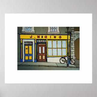 McGing's Bar, Westport, Ierland Poster