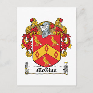 McGinn Family Crest Briefkaart