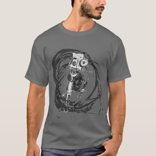 mcglinch.com-teken scherpe stok in het oog t-shirt (Voorkant)