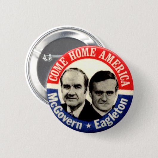 McGovern-Eagleton jugate - Button (Voorkant /achterkant)