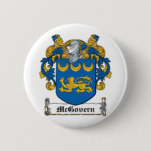 McGovern Family Crest Ronde Button 5,7 Cm