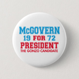 McGovern Gonzo Candidate Ronde Button 5,7 Cm