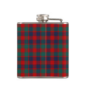 McGowan Tartan Monogram Bright Red Plaid Heupfles (Achterkant)
