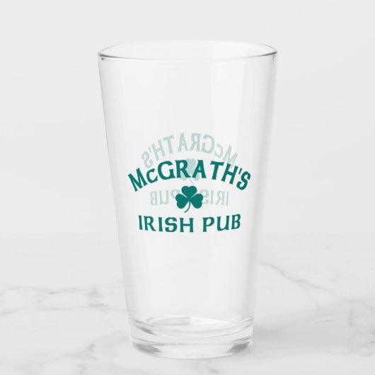 McGrath's Irish Pub Glas (Voorkant)
