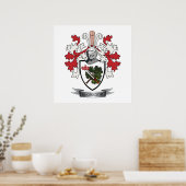 McGregor Family Crest Coat of Arms Poster (Keuken)