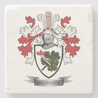 McGregor Family Crest Coat of Arms Stenen Onderzetter
