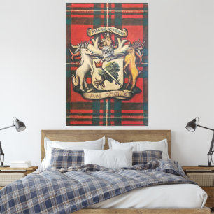 McGregor 'S Rioghal Mo Dhream Ard Choille Canvas Afdruk