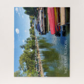 McHenry, Illinois River Walkway aan de Fox River Legpuzzel (Verticaal)