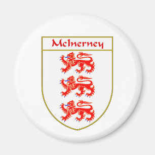 McInerney Coat of Arms/Family Crest Magneet