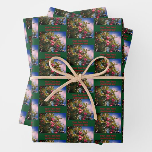 McIntosh appels op boom Natuur gepersonaliseerd Inpakpapier Vel (In situ)