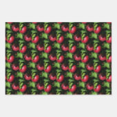 McIntosh Apples op het boompatroon van de Natuur Inpakpapier Vel (Voorkant 2)