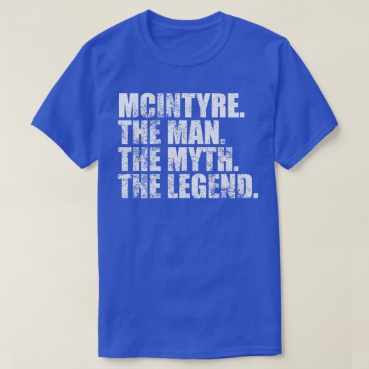 McintyreMcintyre Achternaam Mcintyre achternaam Mc T-shirt (Design voorkant)