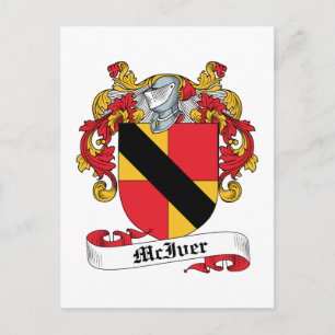 McIver Family Crest Briefkaart