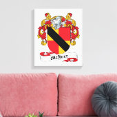 McIver Family Crest Canvas Afdruk (Insitu (Woonkamer))