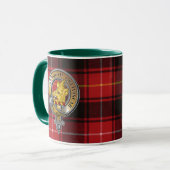 McIver Tartan & Badge Mok (Voorkant links)