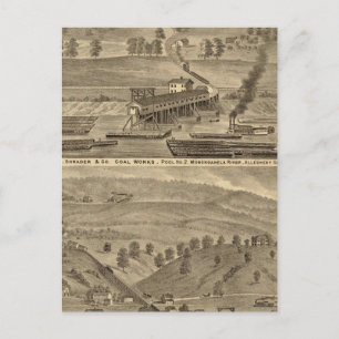 McKeesport Allegheny County, Pennsylvania Briefkaart