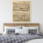 McKeesport Allegheny County, Pennsylvania Canvas Afdruk (Insitu (Slaapkamer))