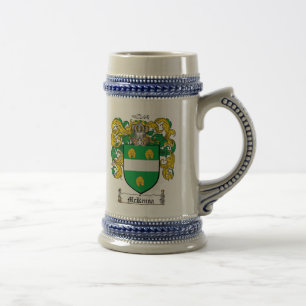 McKenna Coat of Arms Stein Bierpul