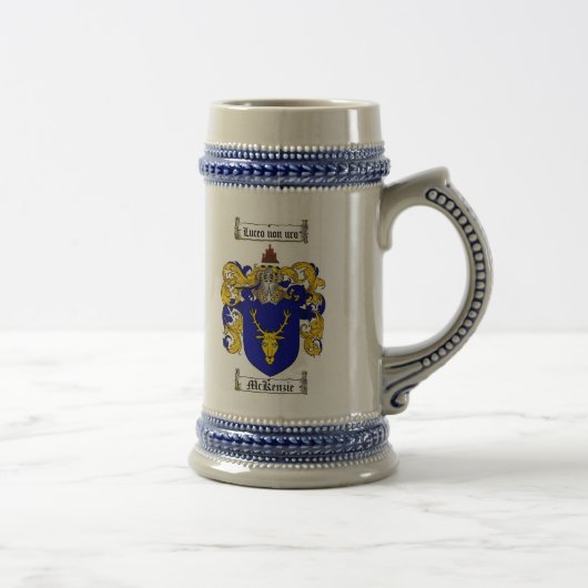 McKenzie Coat of Arms Stein Bierpul (Rechts)