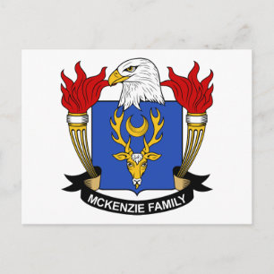 McKenzie Family Crest Briefkaart