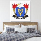 McKenzie Family Crest Canvas Afdruk (Insitu (Slaapkamer))