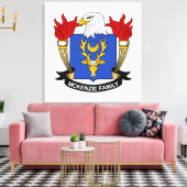 McKenzie Family Crest Canvas Afdruk (Insitu (Woonkamer))
