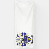 McKenzie Family Crest Coat of Arms Spandoek (Verticaal)