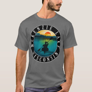 McKenzie Lake Wisconsin Kayaking T-shirt