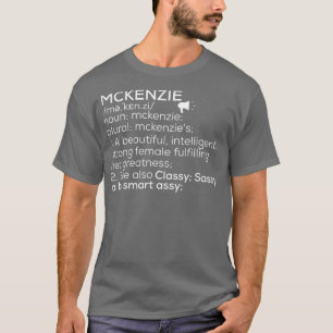 McKenzie Naam McKenzie Definitie McKenzie Vrouw T-shirt