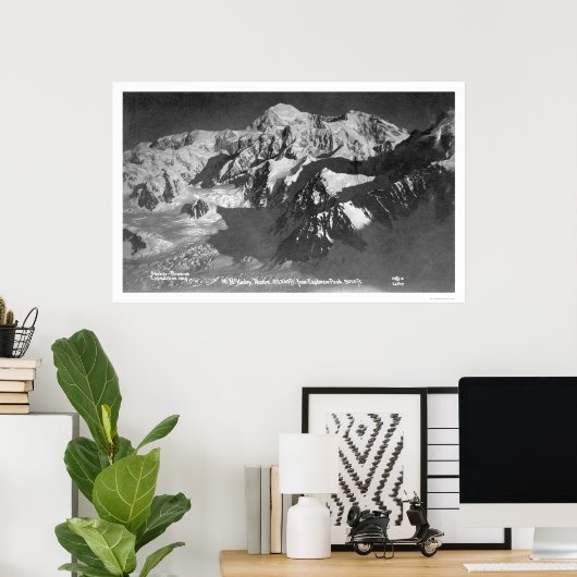 McKinley Alaska 1910 Poster (Thuiskantoor)