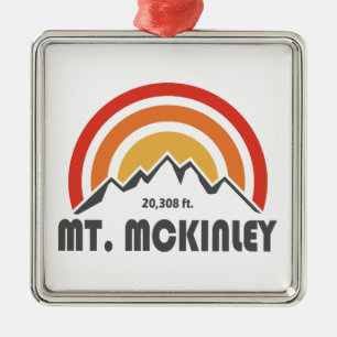 McKinley Alaska Metalen Ornament