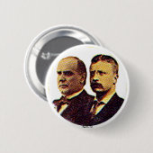 McKinley-Roosevelt - Button (Voorkant /achterkant)