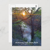 McKinney Falls State Park Briefkaart (Voorkant / Achterkant)