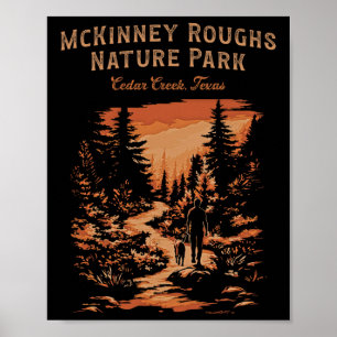 Mckinney Roughs Natuurpark Cedar Creek Texas Wande Poster