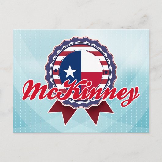 McKinney, TX Briefkaart (Voorkant)