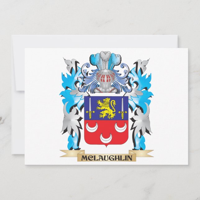 Mclaughlin Coat of Arms - Family Crest (Voorkant)