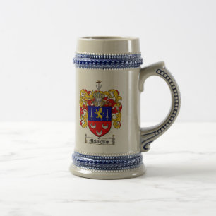 McLaughlin Coat of Arms Stein Bierpul