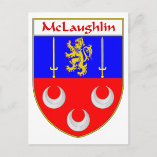 McLaughlin Wapen/Familie Crest Briefkaart