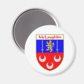 McLaughlin Wapen/Familie Crest Magneet (Voorkant / Achterkant)