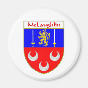 McLaughlin Wapen/Familie Crest Magneet