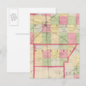 McLean, De Witt, provincie Piatt Briefkaart (Voorkant / Achterkant)