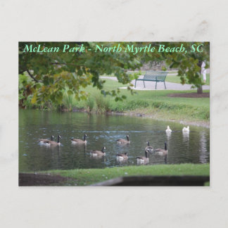 McLean Park - North Myrtle Beach, South Carolina Briefkaart