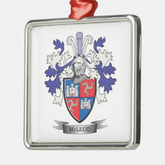 McLeod Family Crest Coat of Arms Metalen Ornament