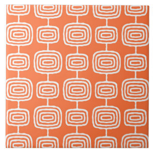 MCM Anneaux atomiques Carreaux Motif Abstrait en c