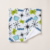 MCM Atomic Blue et Green (Gant de toilette)